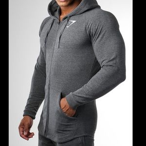 Gymshark men zip up hoodie